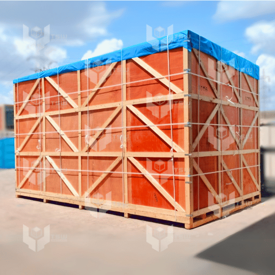 heavy duty wooden box 8*6*6 meter