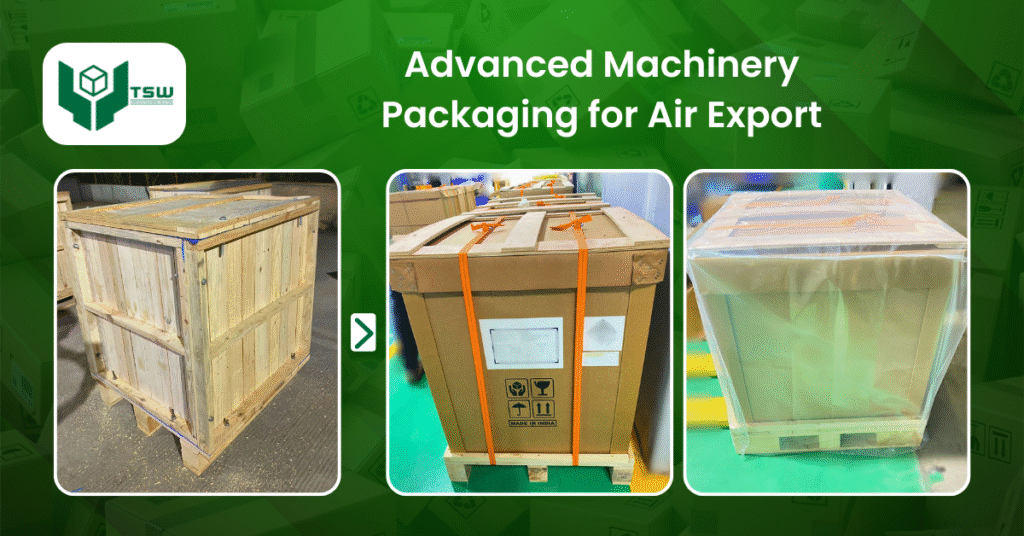 advanced machinery packaging for air export