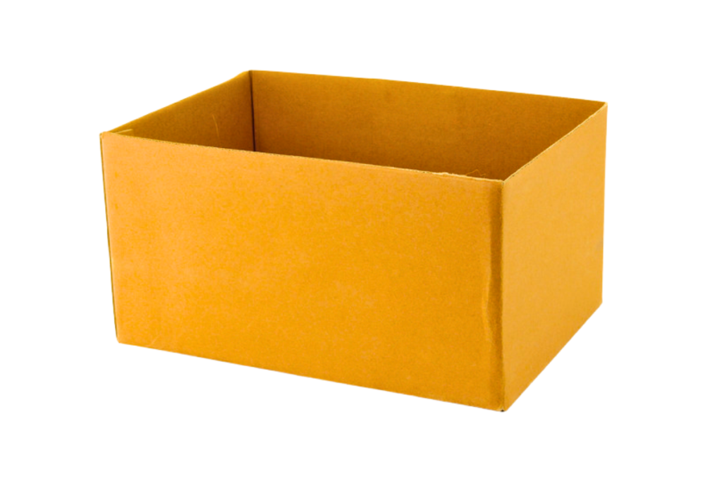 half slotted container