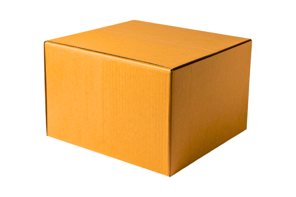 full overlap corrugated box